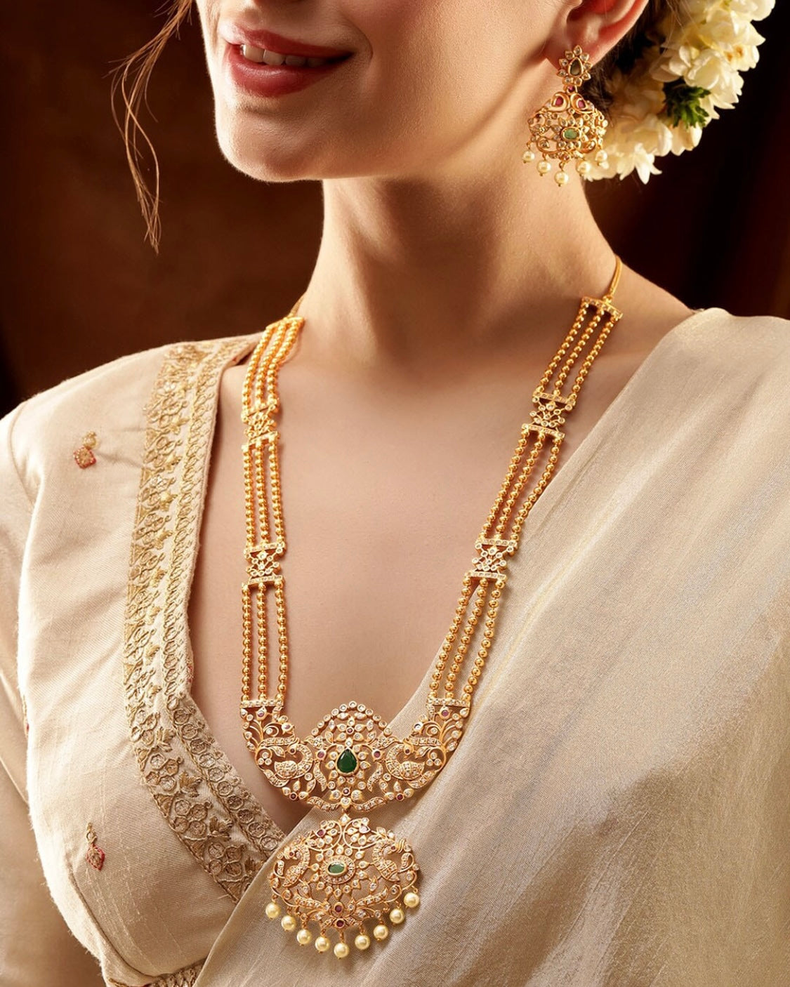 CZ Necklace Set PA084L22 – Pihtara Jewels - Main Image