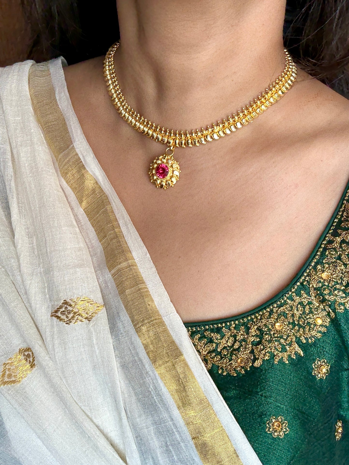 Gold Necklace Set