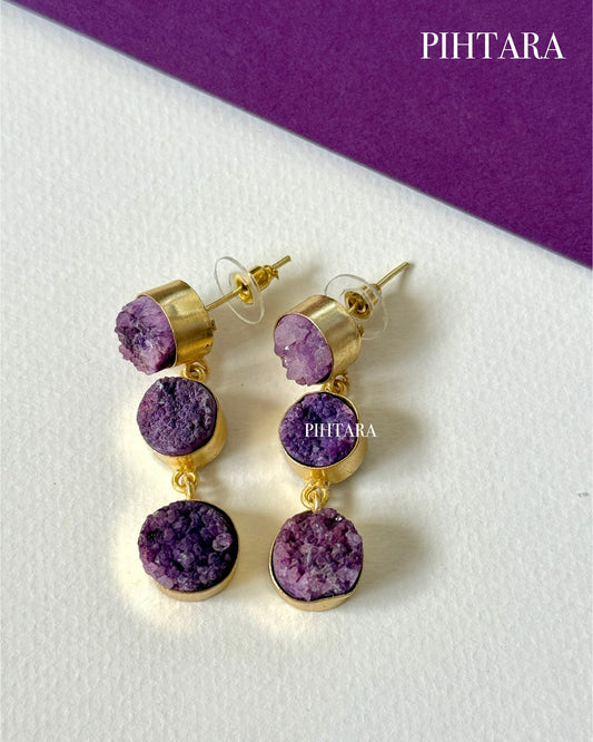 Amethyst earrings
