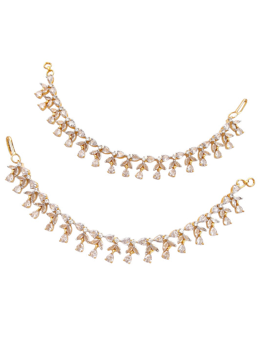 Diamond zircon ear chain mattil for women online