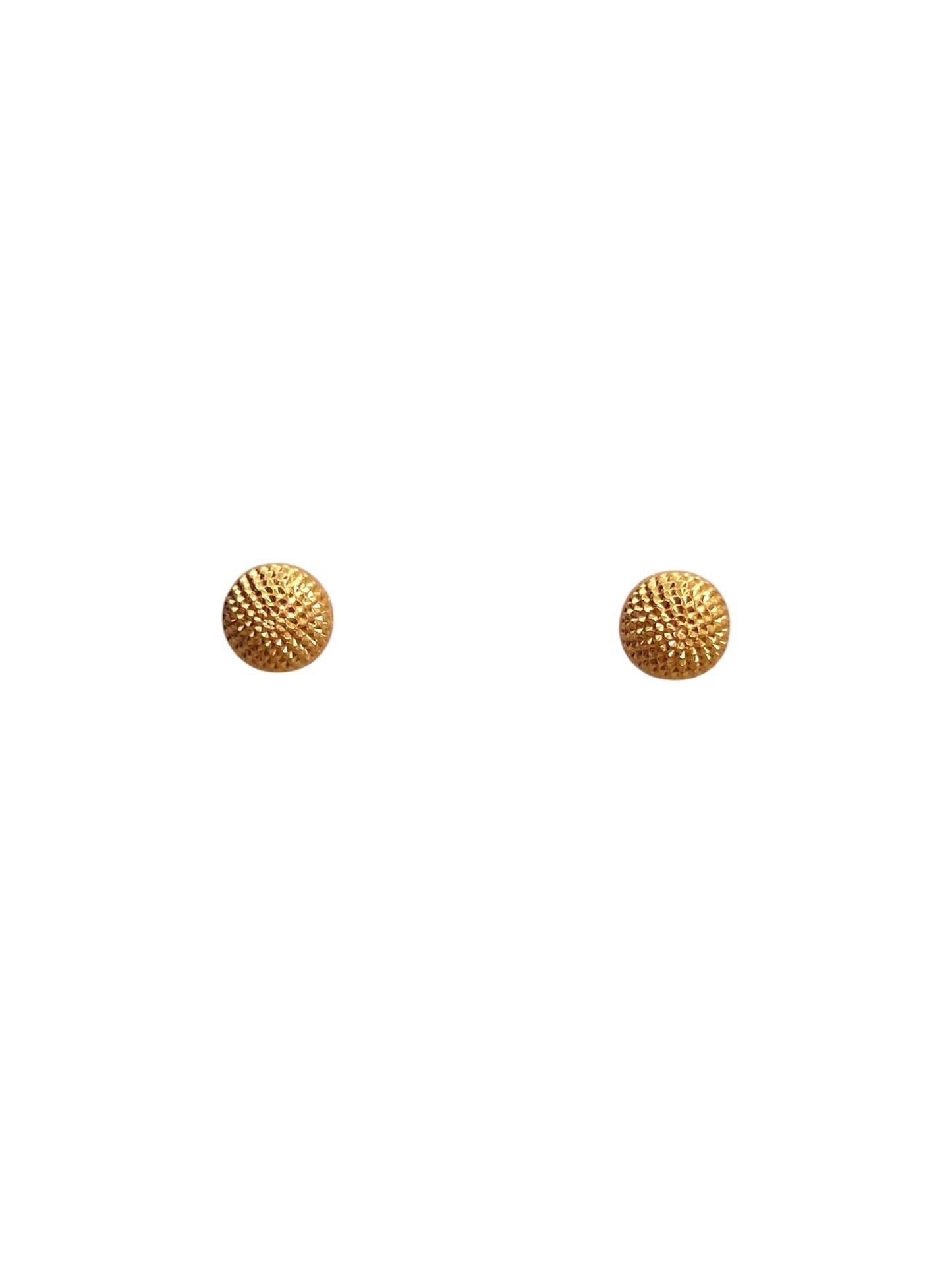 Gold-plated ear studs for women and girls