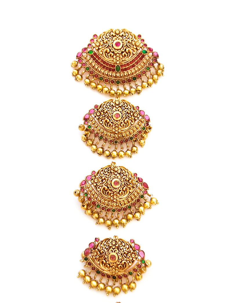 Antique hair braid accessories - jadai