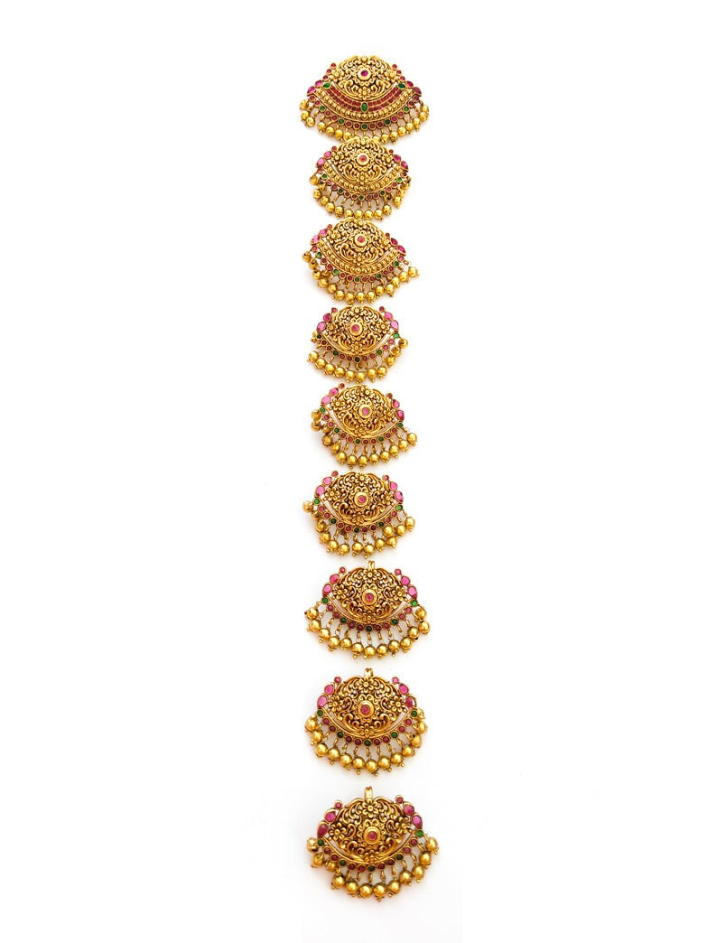Antique hair braid accessories - jadai