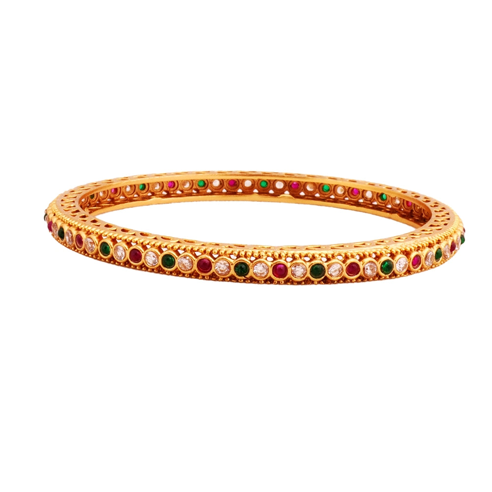 Buy Red and Green Stone Bangles online in India