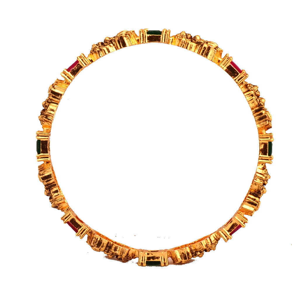 Antique Gold Lakshmi Bangles for parties, functions and weddings