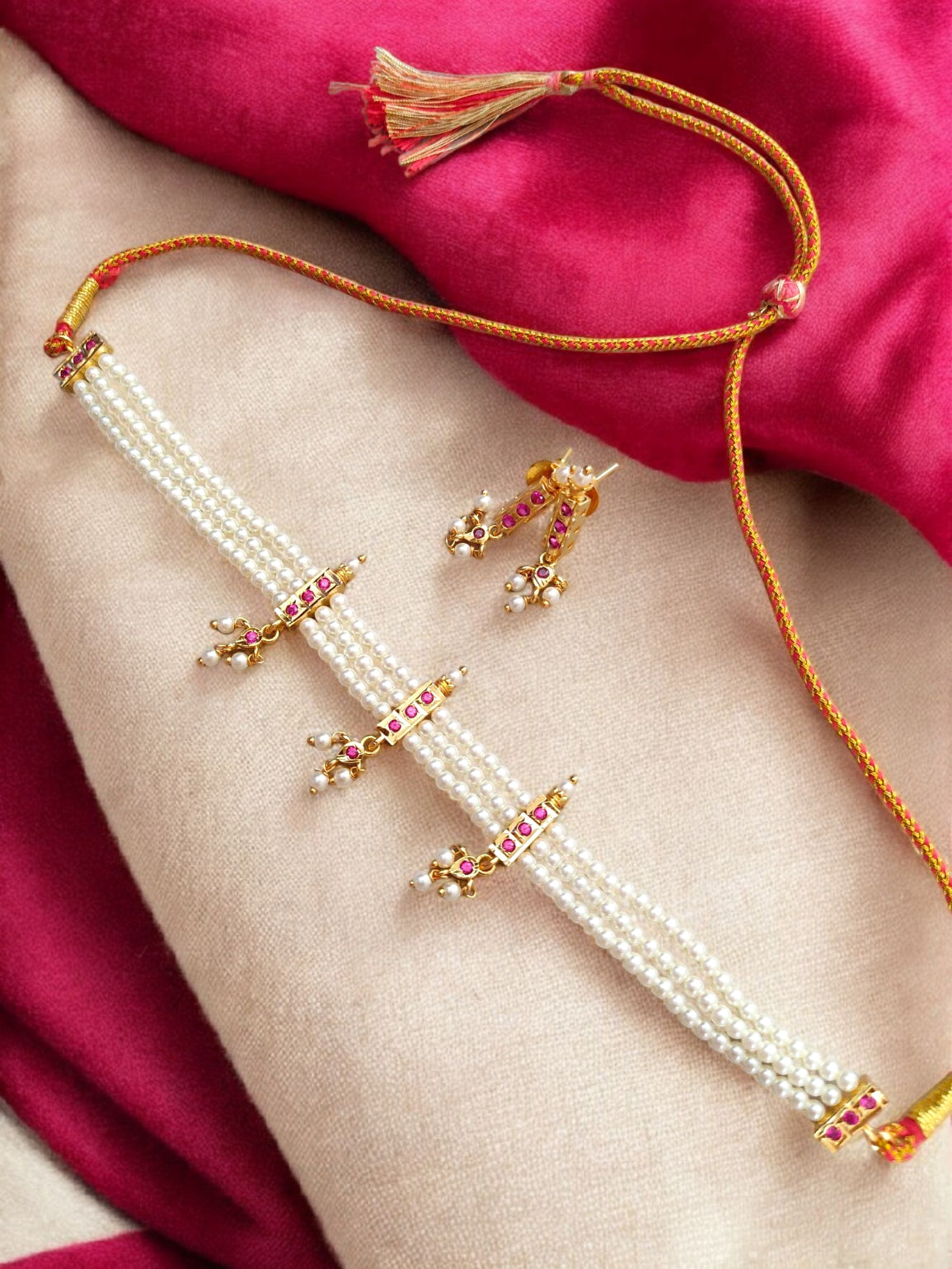 Pearl Choker Set