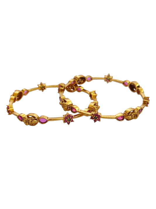 Temple Gold-plated bangles for women