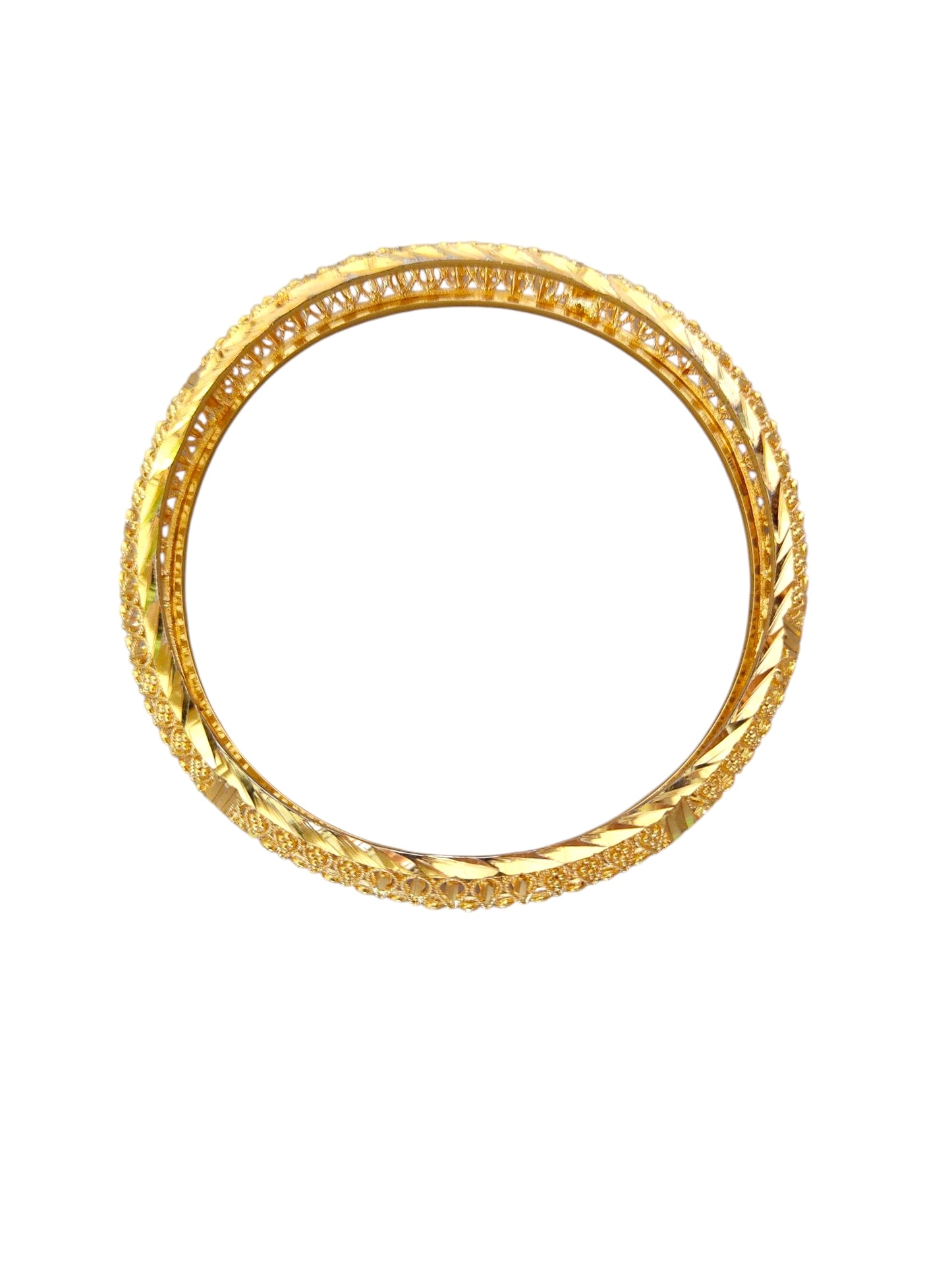 Set of 2 gold replica bangles for women bangles