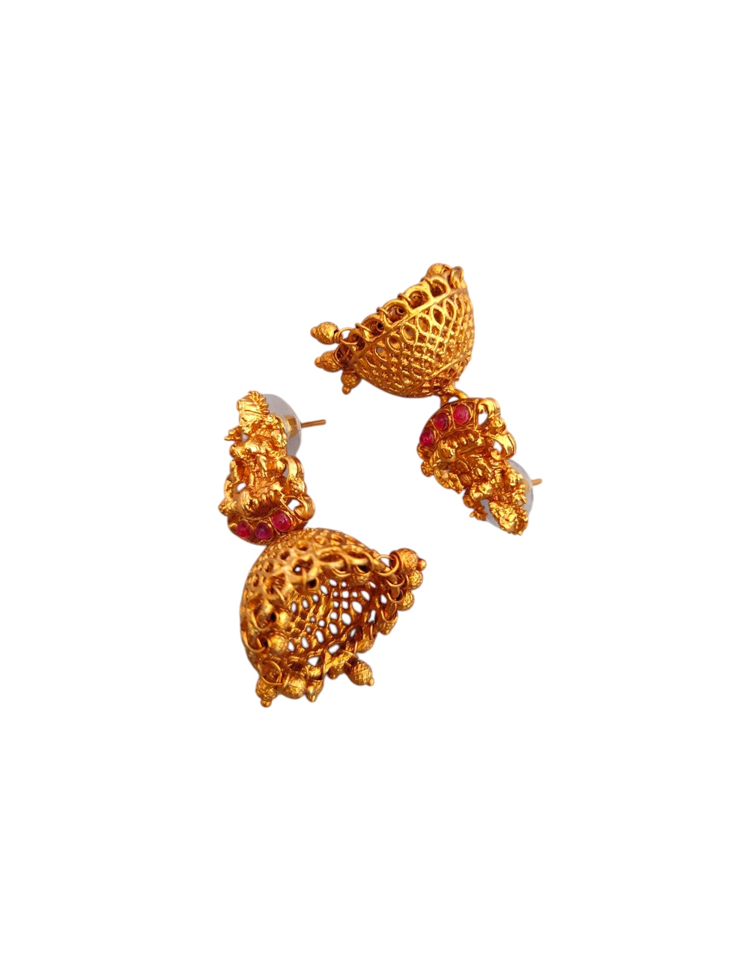 Antique gold plated pendant necklace set for women online