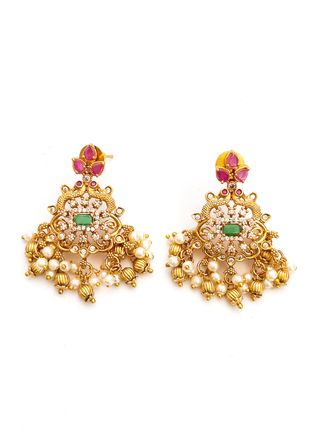 buy pearl necklace set with pendant online India