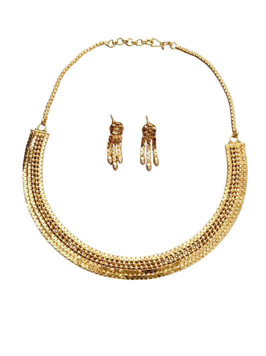 Gold-plated Necklace Set