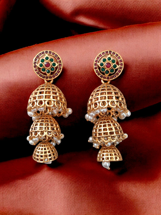 long antique jhumkas jimki for women online
