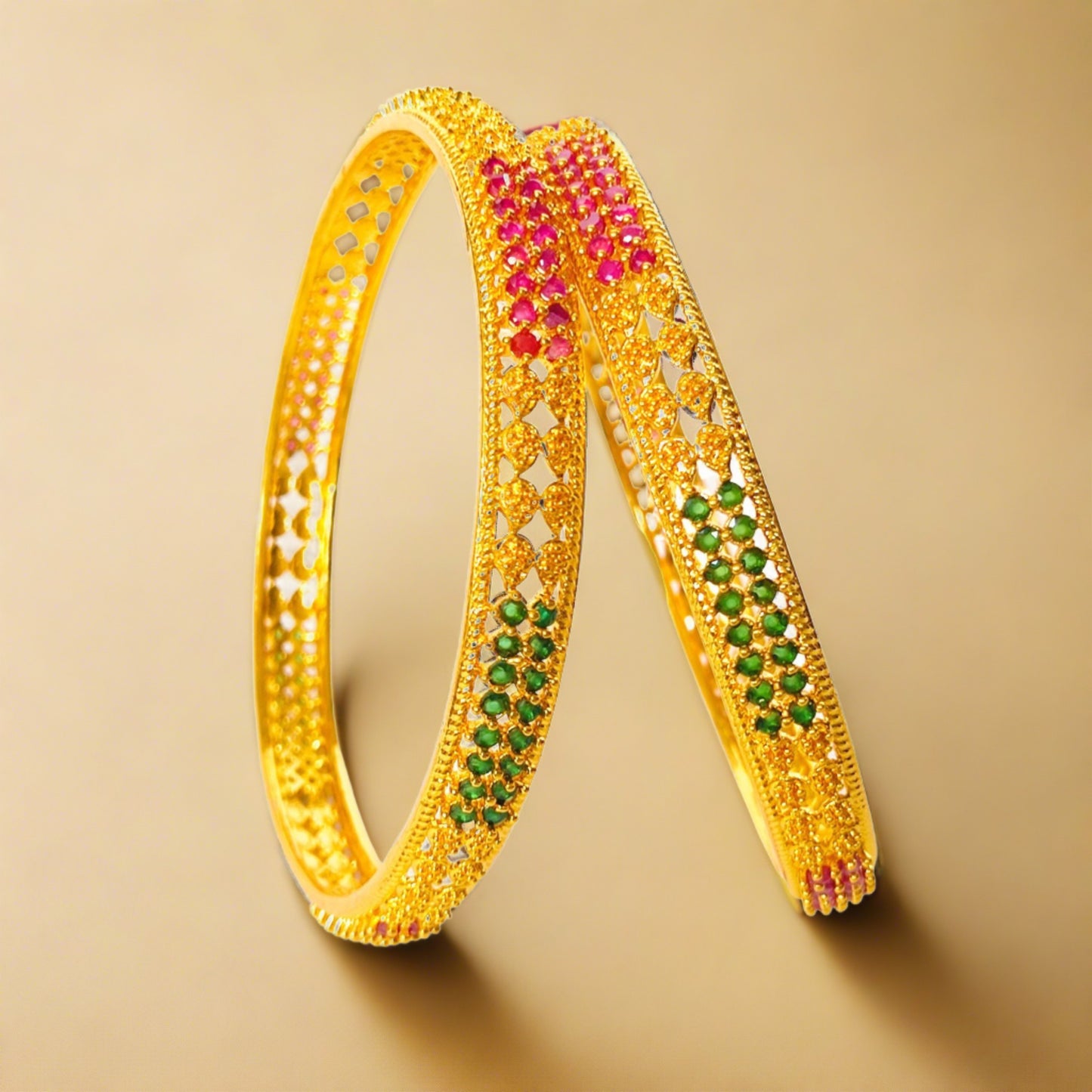 Buy gold plated bangles online in USA