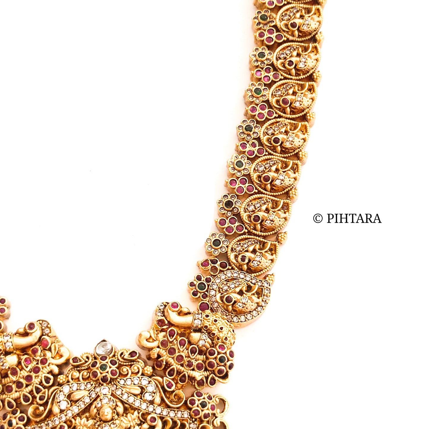 buy GOLD BLACK ANTIQUE NECKLACE online