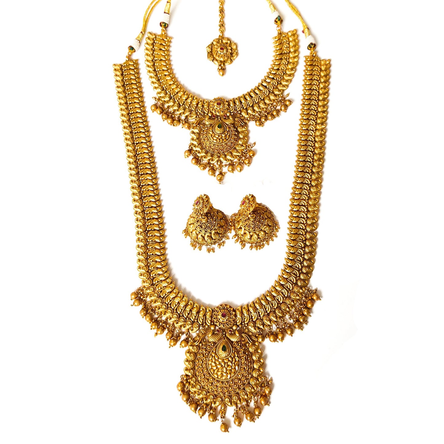 imitation gold bridal set