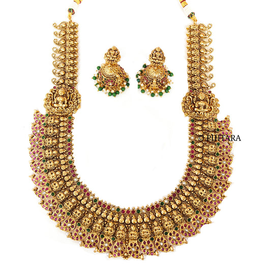 gold replica bridal necklace set