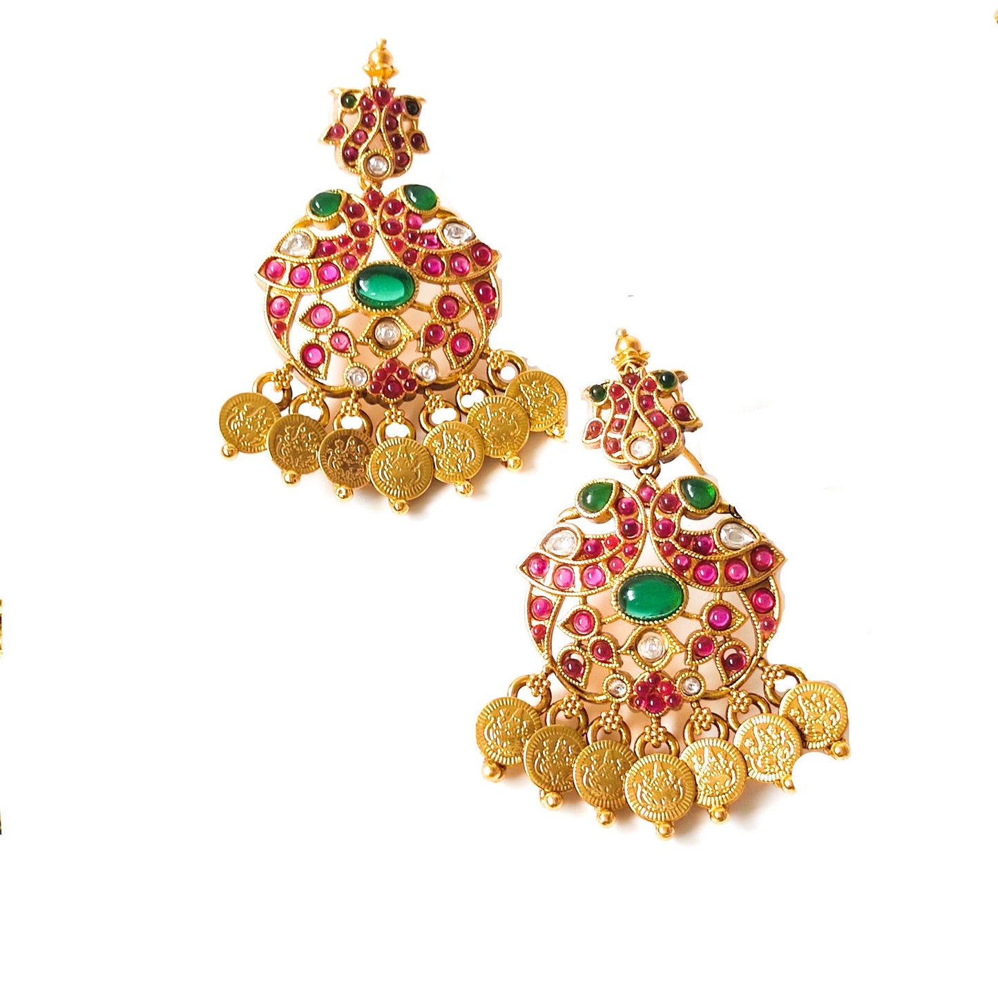 long gold plated coin haaram