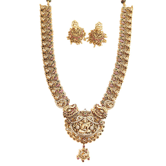 buy GOLD BLACK ANTIQUE NECKLACE online