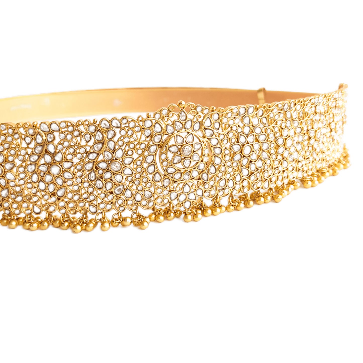 Bridal kundan hip belt for weddings