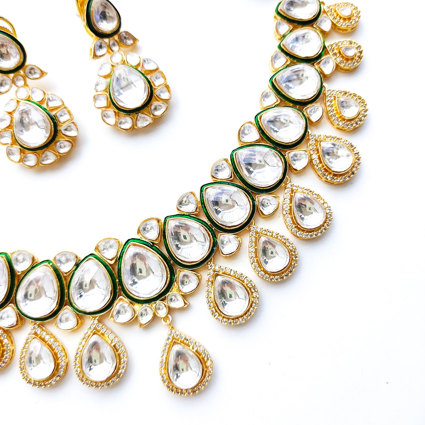 kundan necklace set for weddings