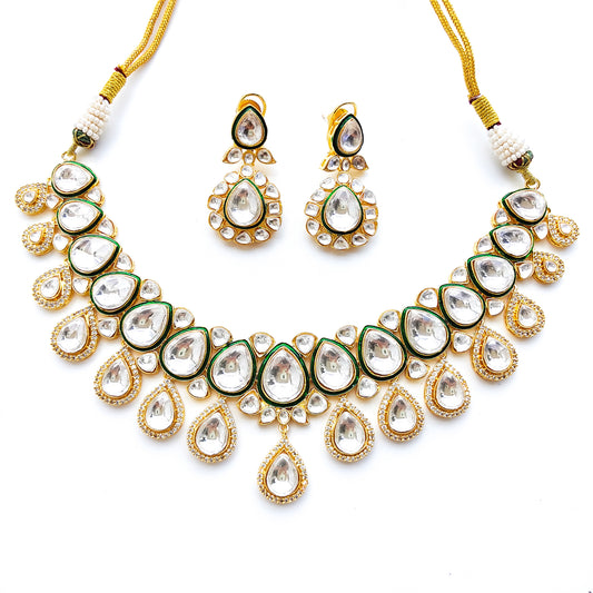 kundan necklace set for weddings