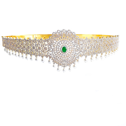 american diamond hip belt vaddanam