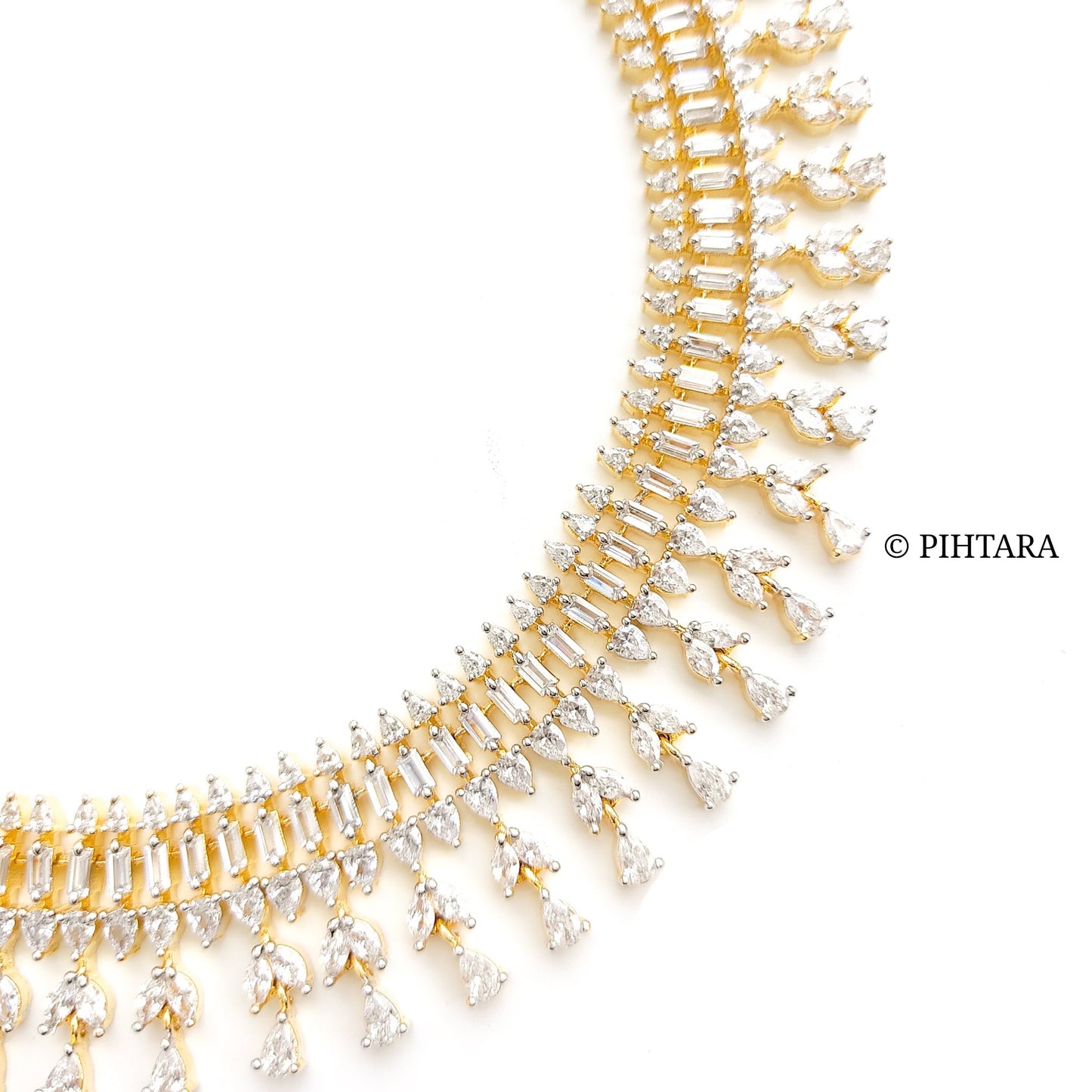 american diamond necklace set