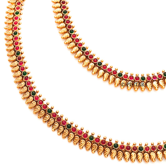 antique gold anklets