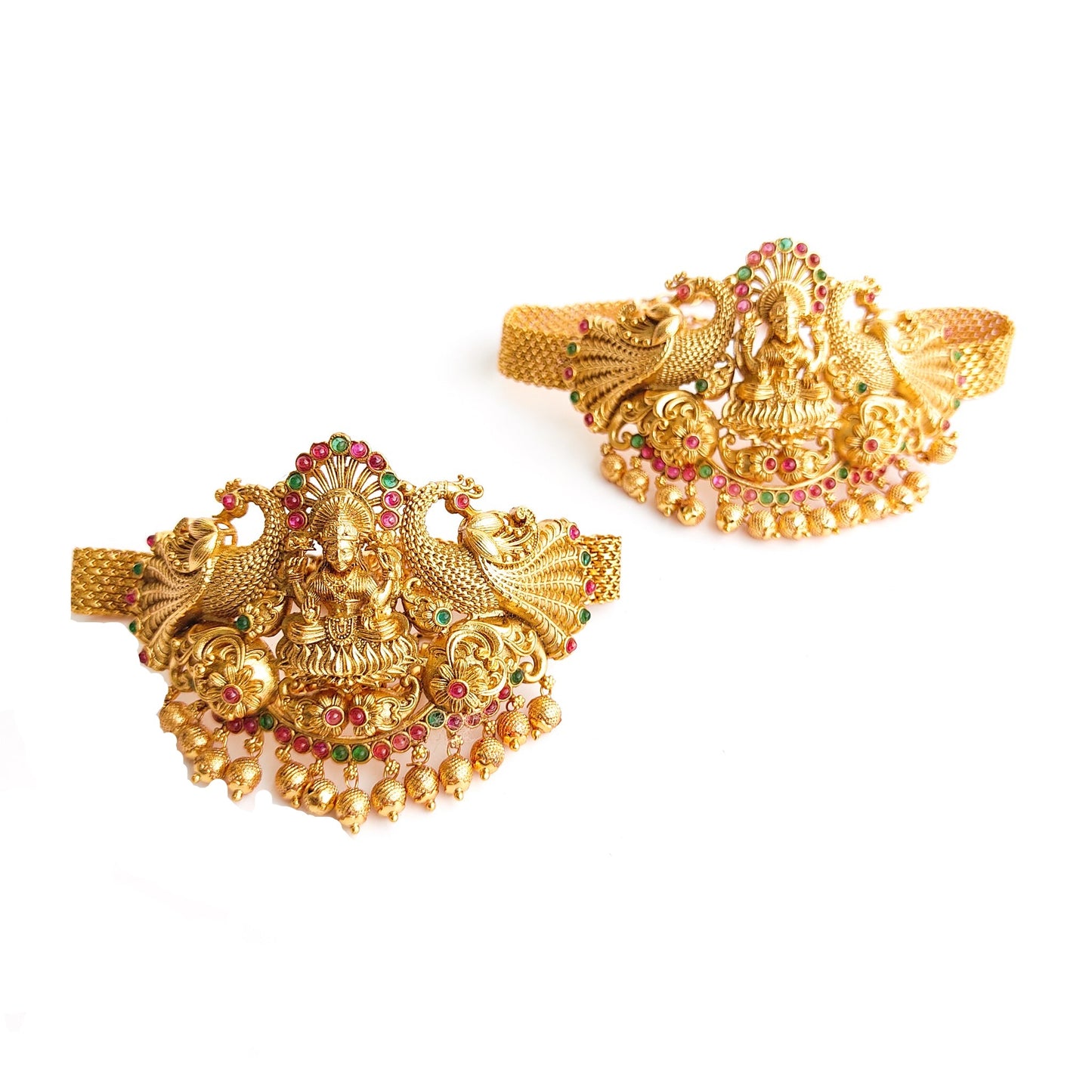 Gold vanki or bajuband for brides. Bridal Accessories.