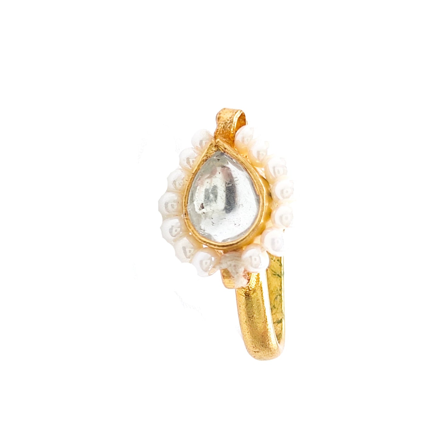Kundan Nose Pin - PK005NP22