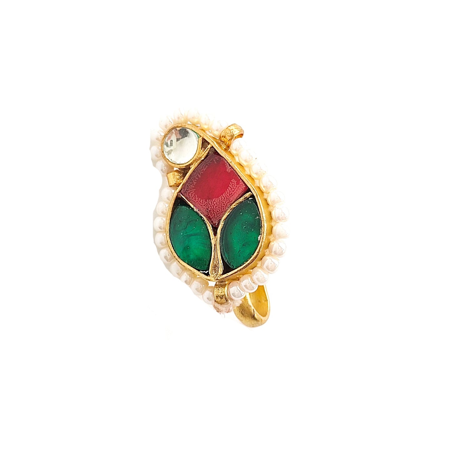 Kundan Nose Pin - PK002NP22