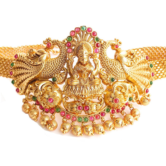 Gold vanki or bajuband for brides. Bridal Accessories.