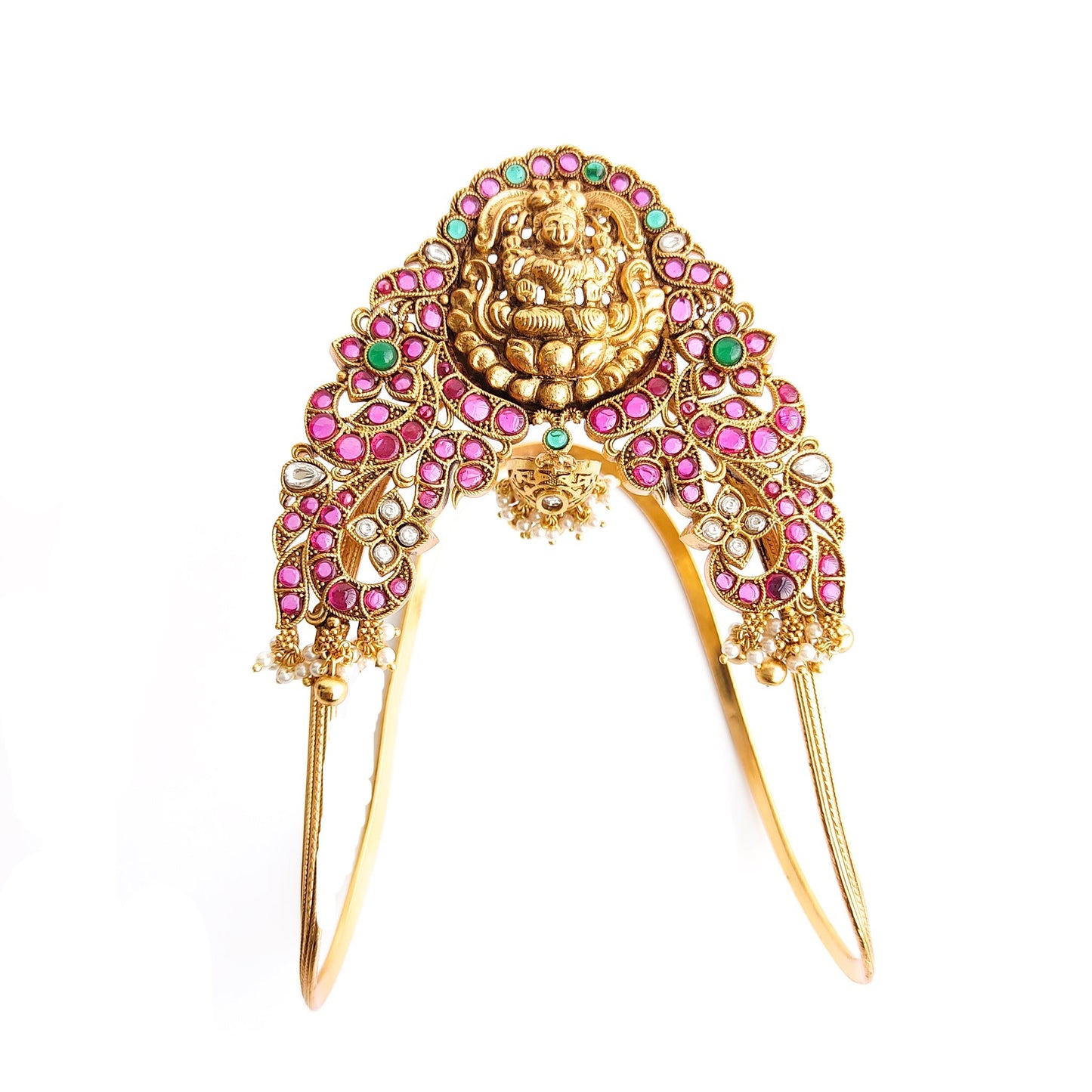 Gold vanki or bajuband for brides. Bridal Accessories.