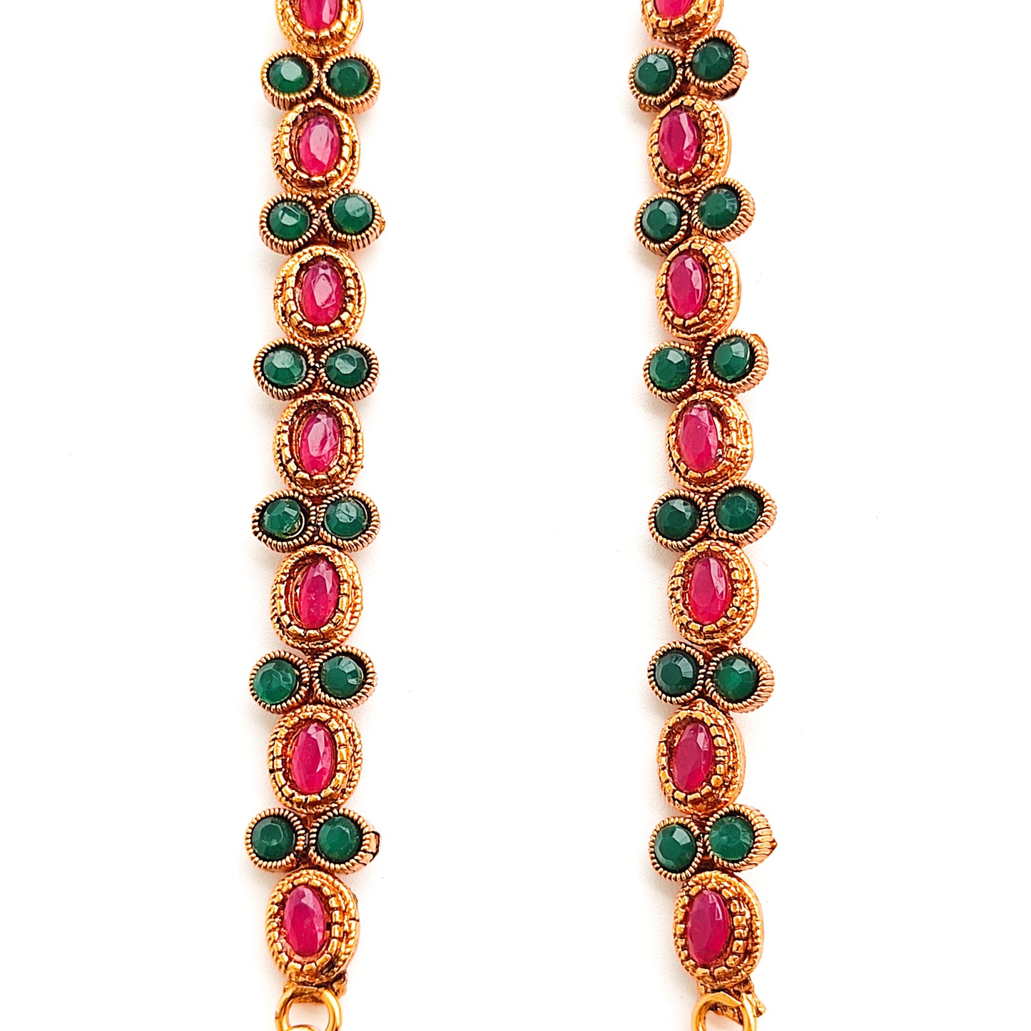 traditional straight ear chains or maatil