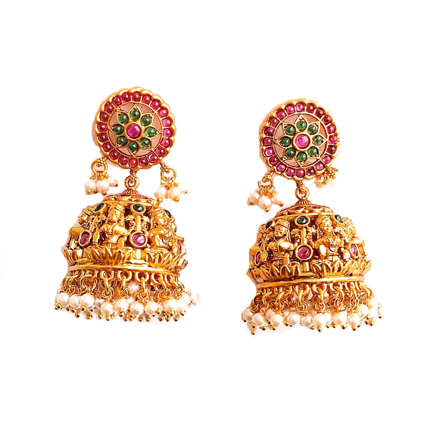 big lakshmi gold jhumkas