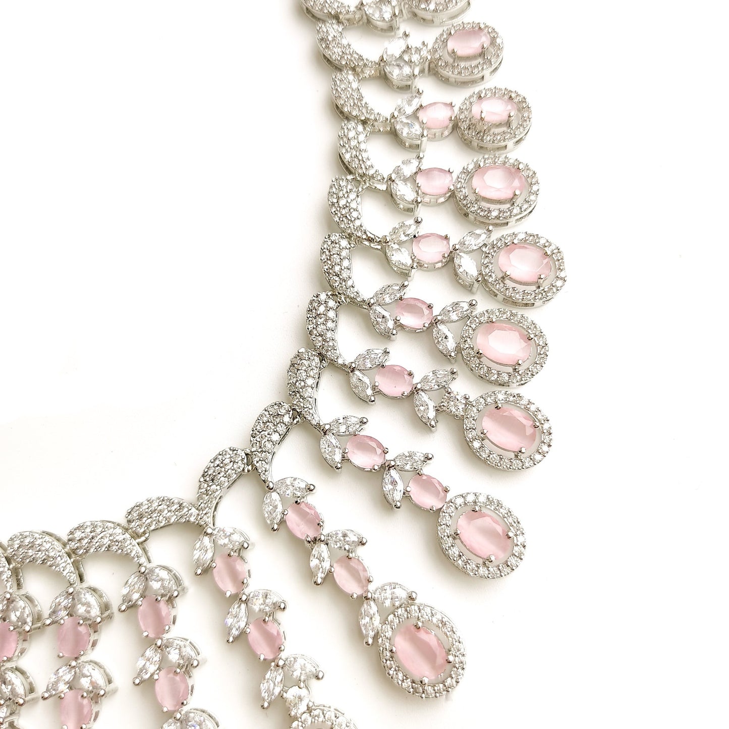 Pink necklace set