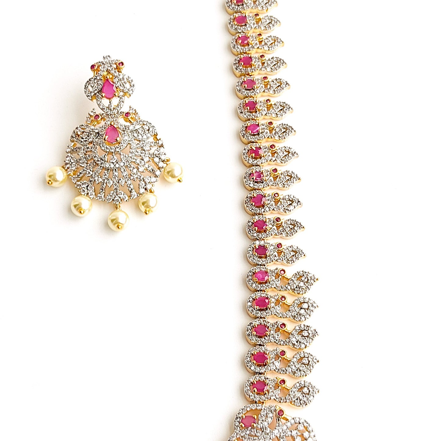 diamond bridal jewellery set