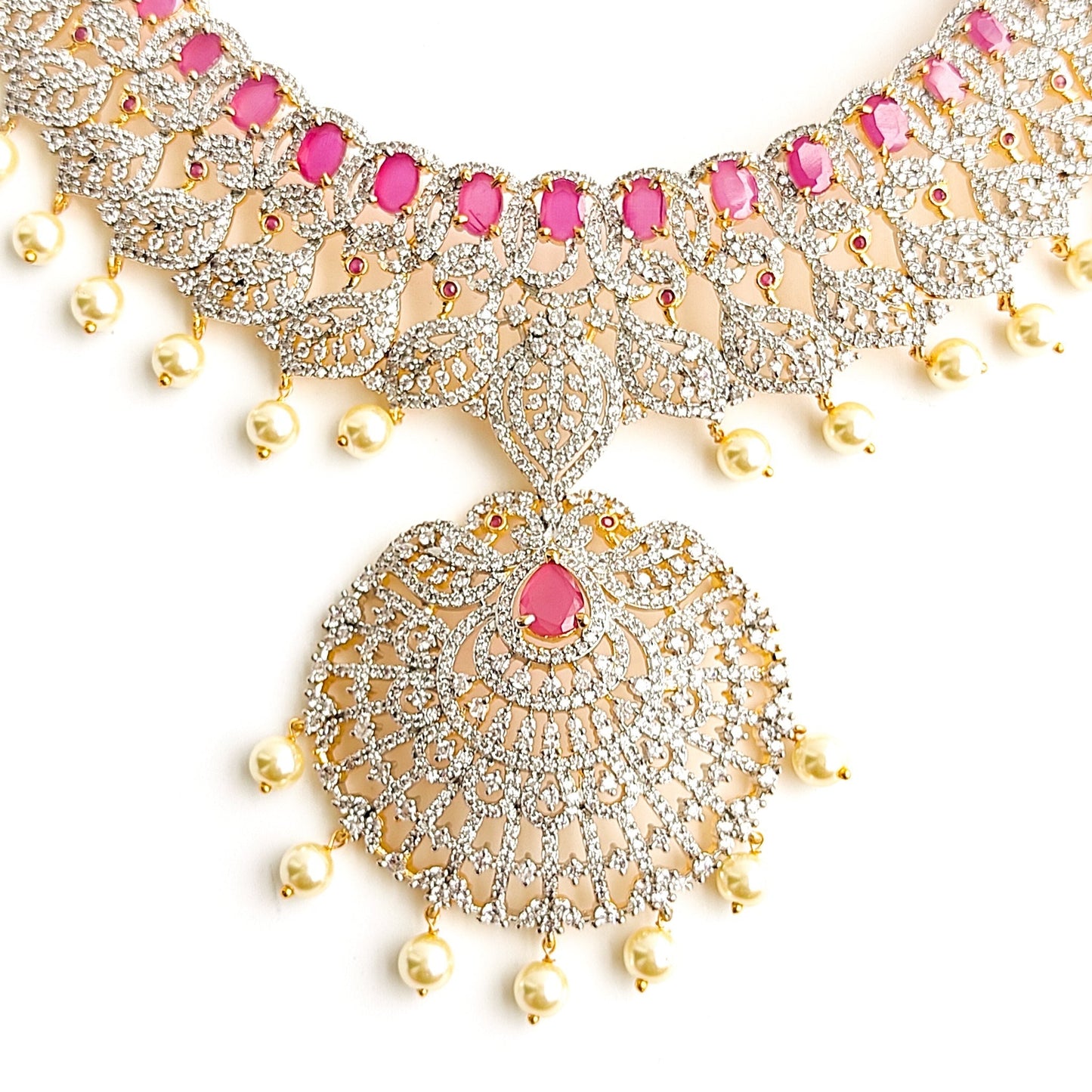 diamond bridal jewellery set