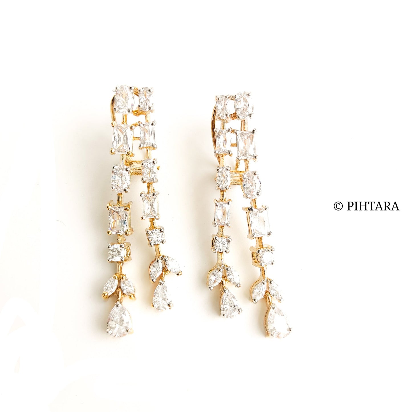 white stone necklace set