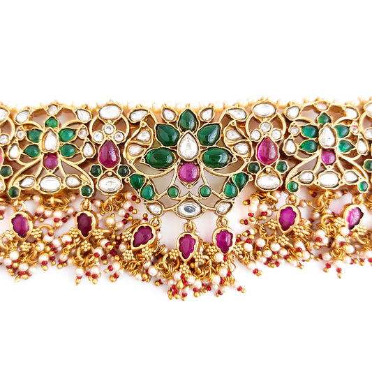 Kemp choker set with earrings