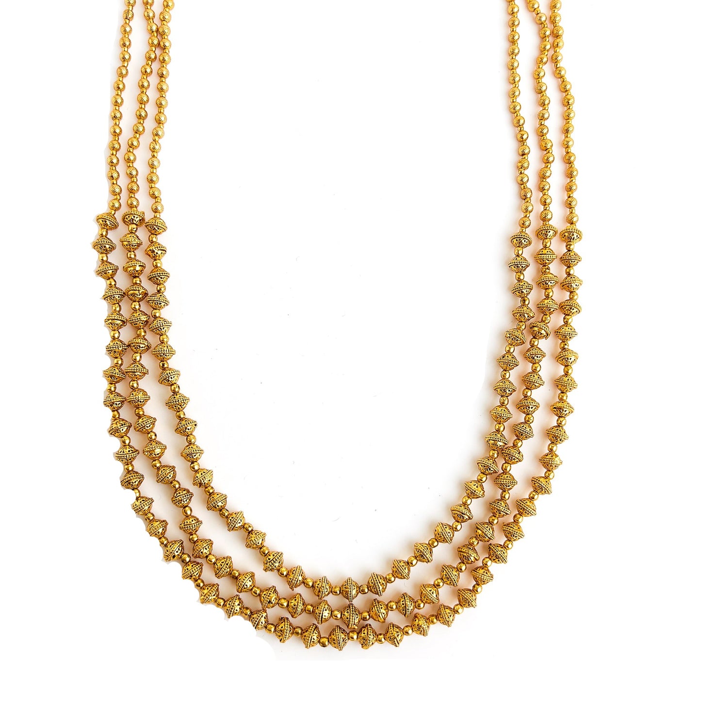 Multi-layered gold chain