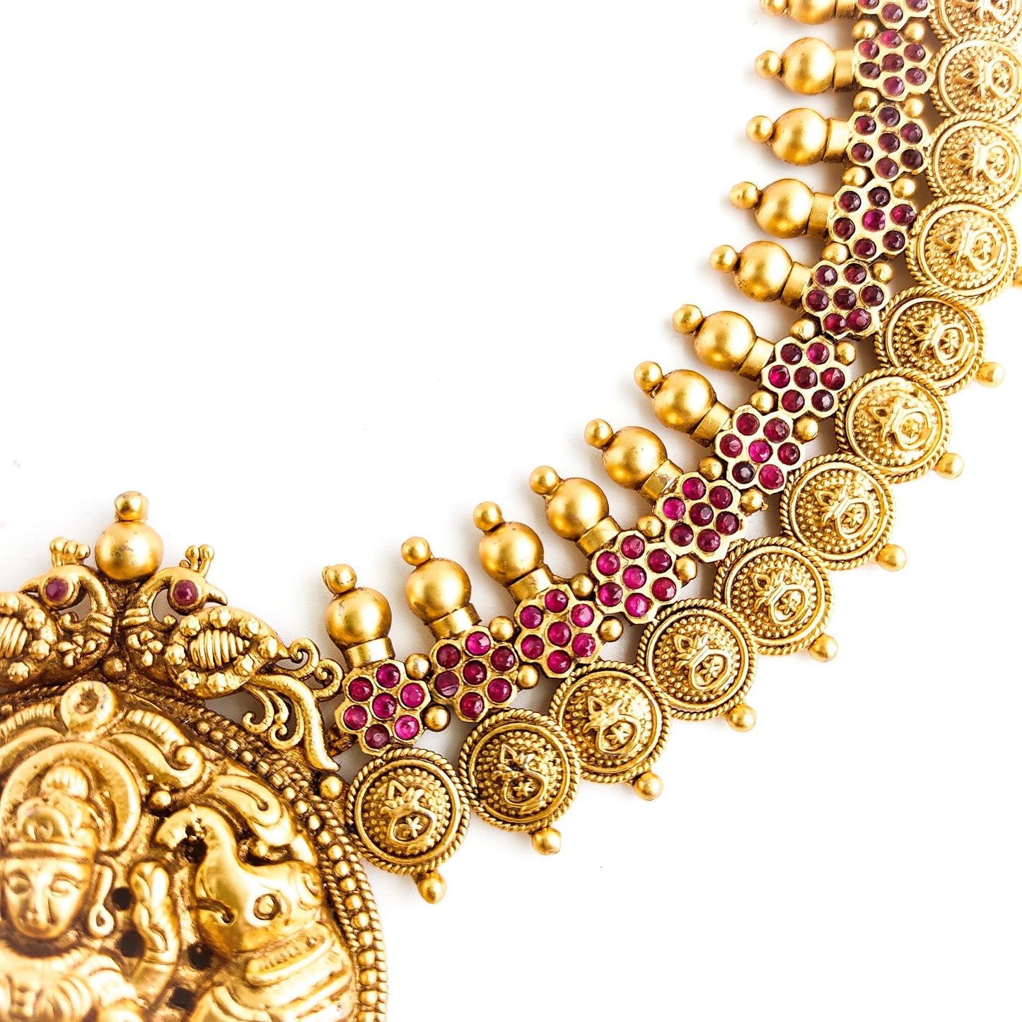 Antique gold temple jewellery