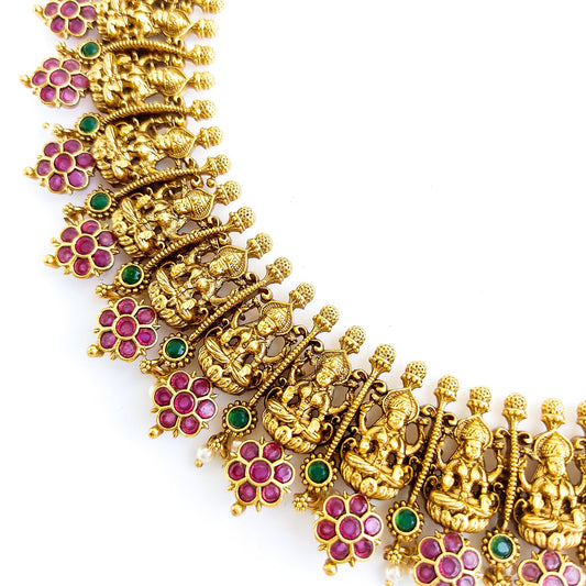 Beautiful temple jewellery necklace