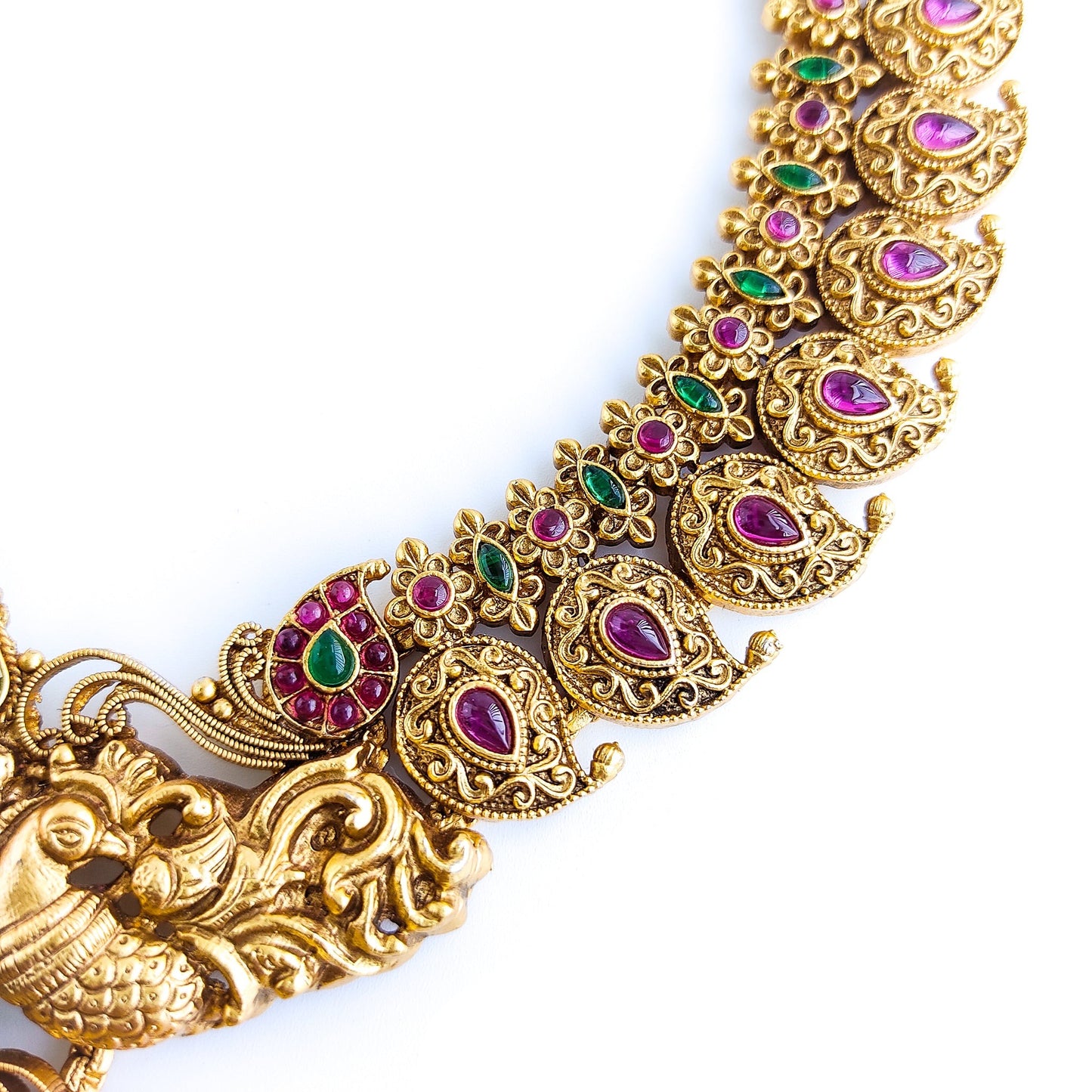 Antique gold bridal set