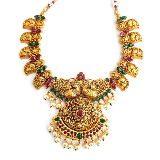 Mango design necklace set