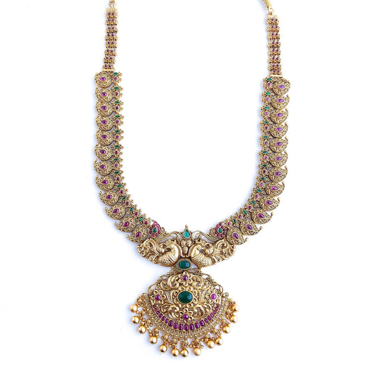 Antique gold bridal set