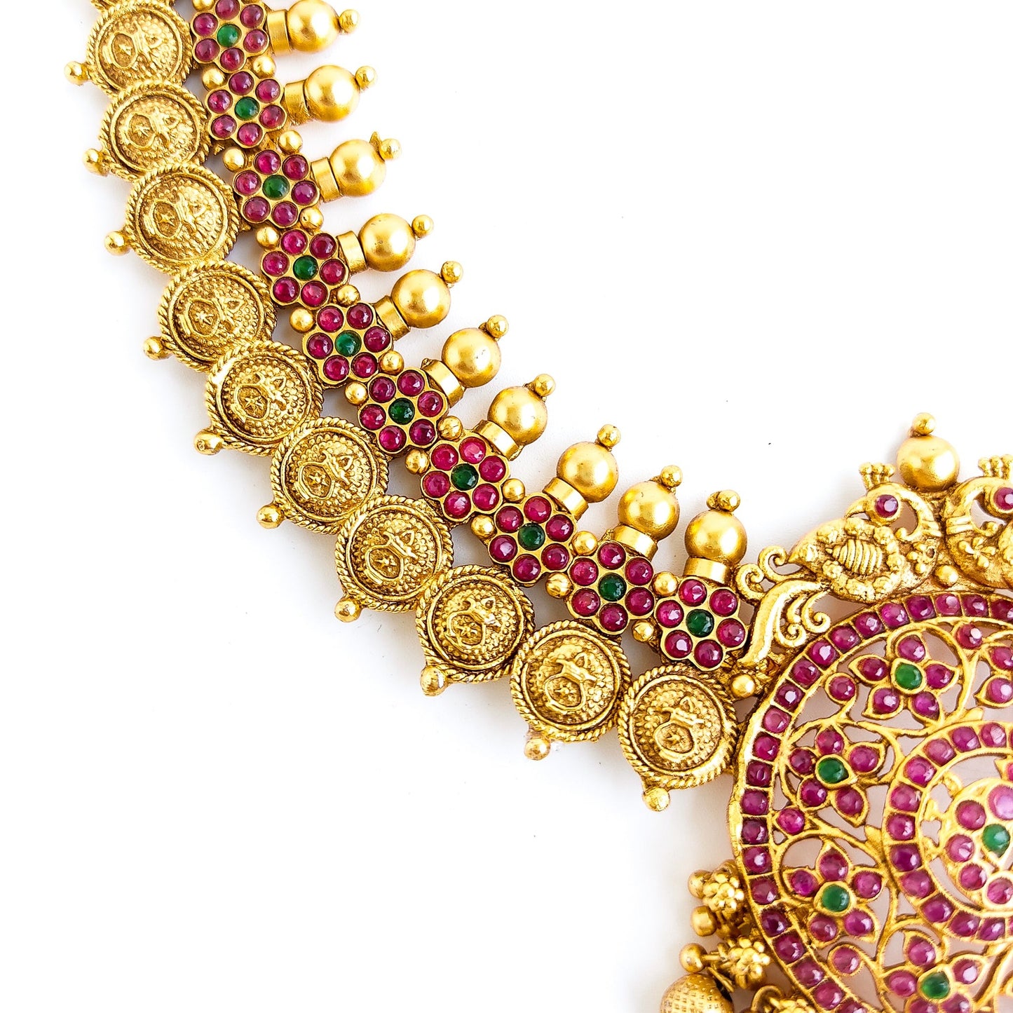 Antique gold haar set
