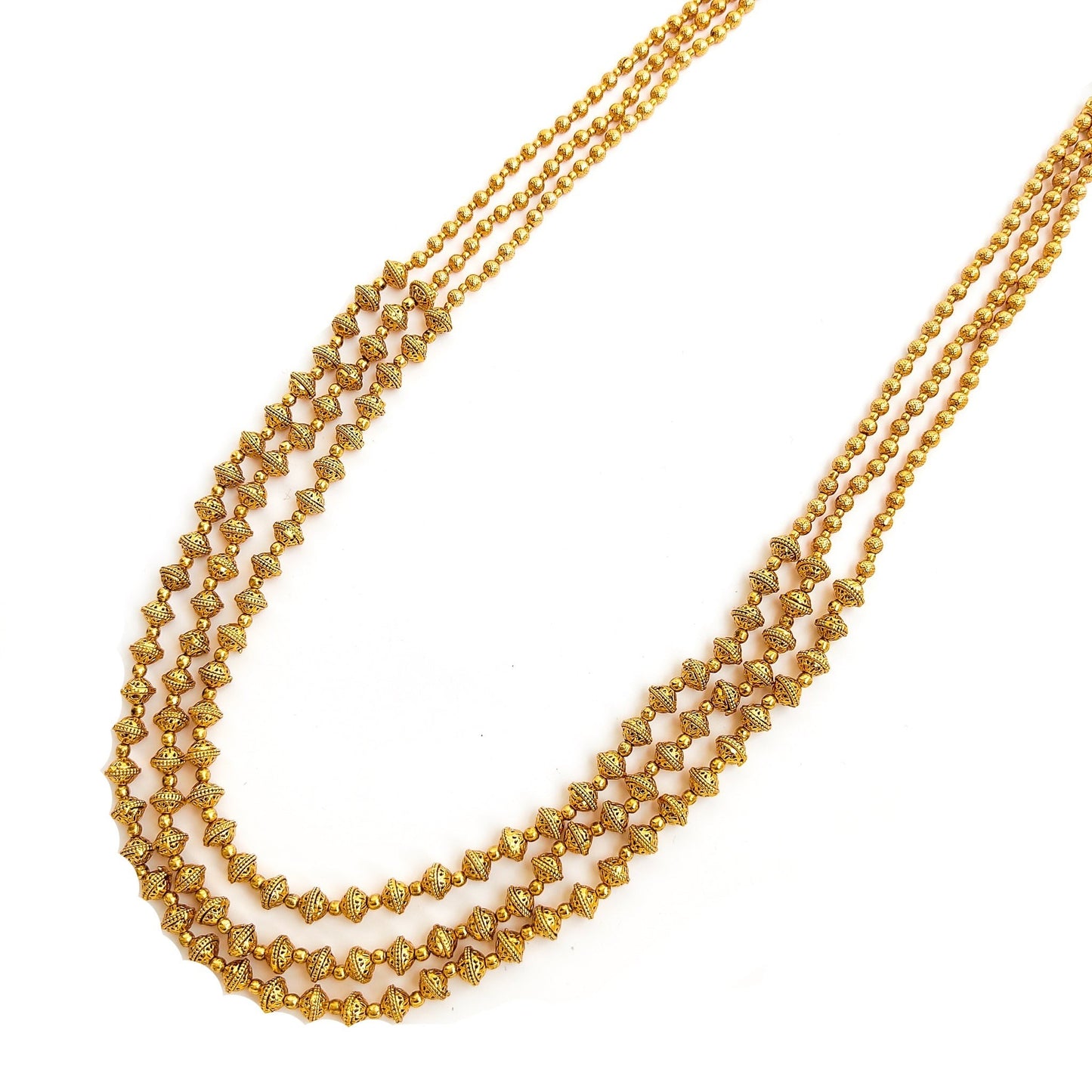 Multi-layered gold chain