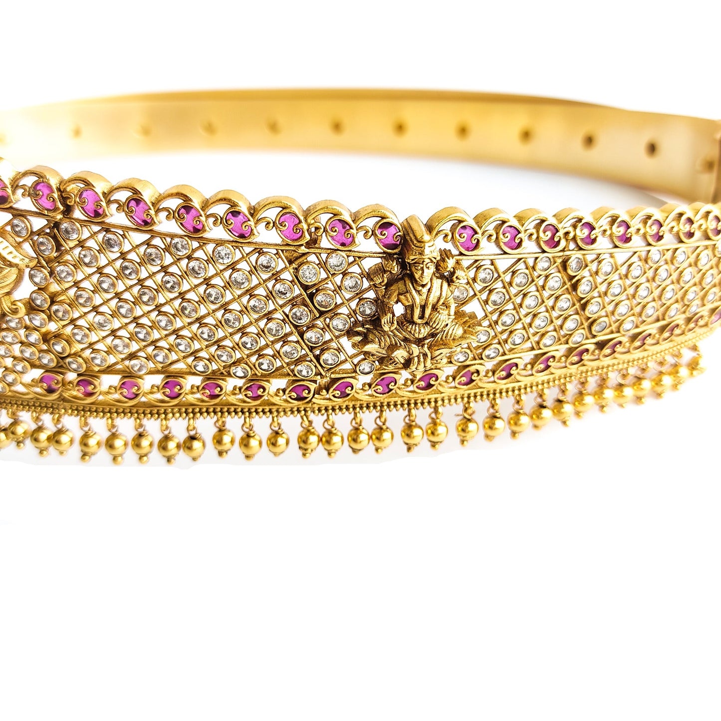 Designer gold bridal hip belt and waist belt for sarees with price