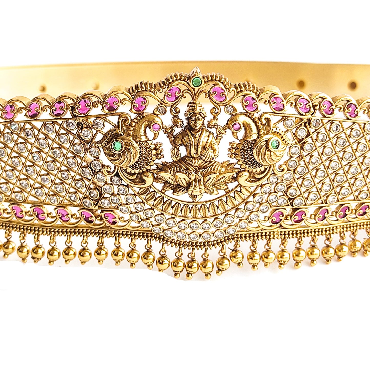 Designer gold bridal hip belt and waist belt for sarees with price